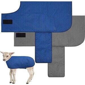 2 Pcs Goat Coats with Adjustable Belly Strap Goat Blankets Waterproof Windproof